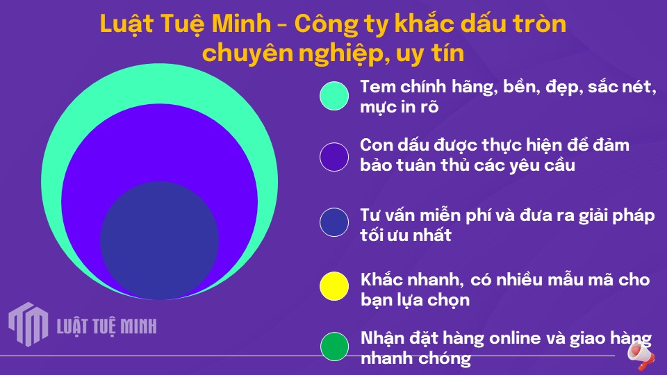 Luật Tuệ Minh - Công ty khắc dấu tròn chuyên nghiệp, uy tín