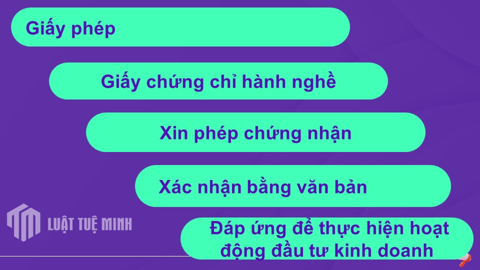 Bổ sung đầy đủ giấy phép chứng chỉ