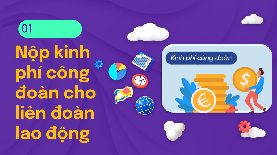 Nộp kinh phí công đoàn cho liên đoàn lao động