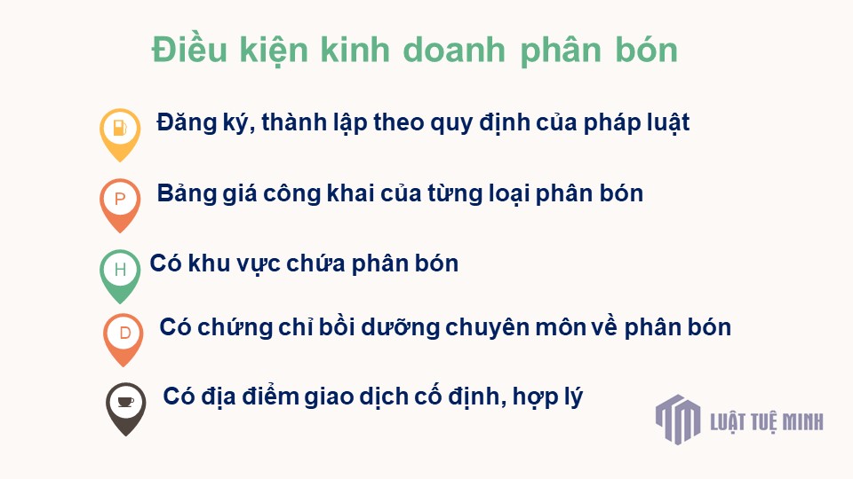 Điều kiện kinh doanh phân bón