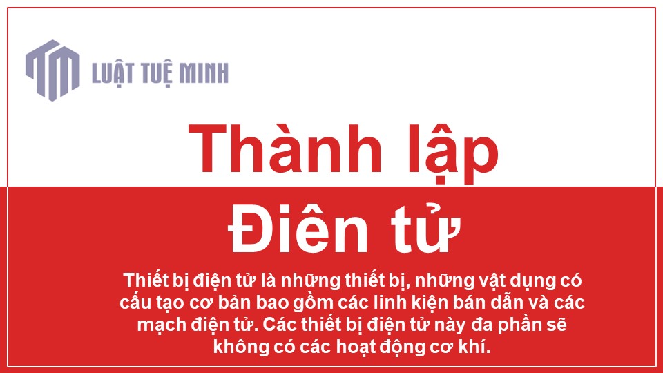 Thiết bị điện tử là gì? 