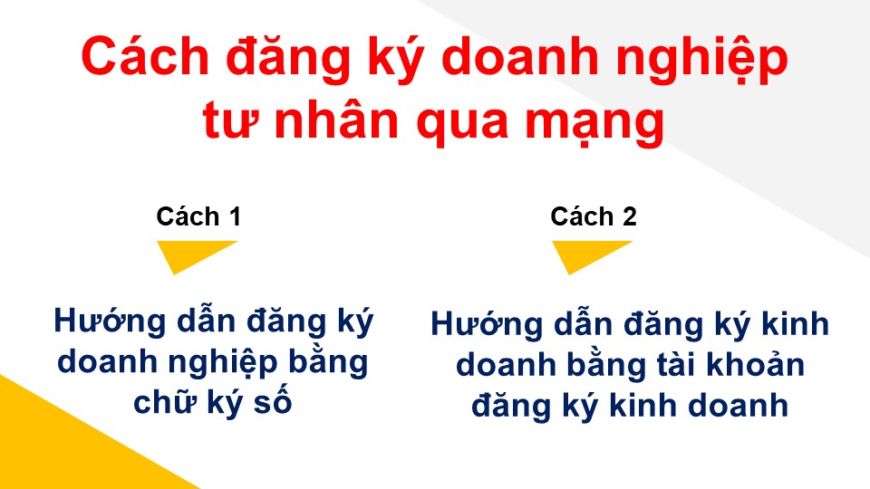 Cách đăng ký doanh nghiệp tư nhân qua mạng