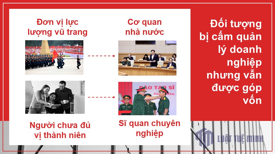 Các đối tượng bị cấm quản lý doanh nghiệp