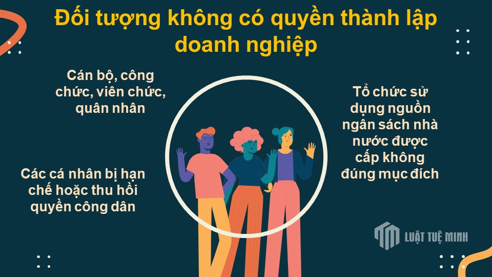 Đối tượng không có quyền thành lập doanh nghiệp