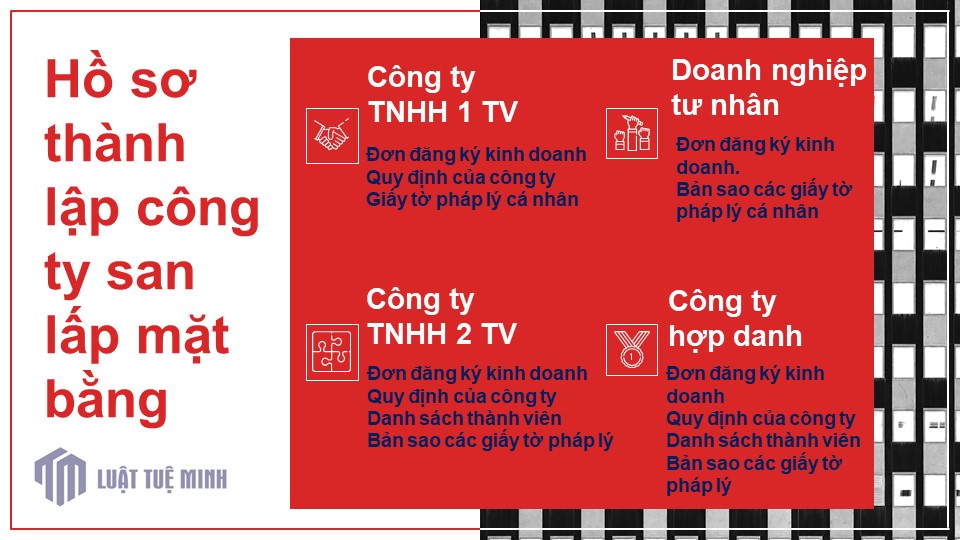 Hồ sơ thành lập công ty san lấp mặt bằng