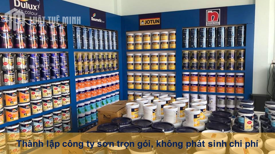 Thành lập công ty sơn trọn gói, giá rẻ tại Luật Tuệ Minh