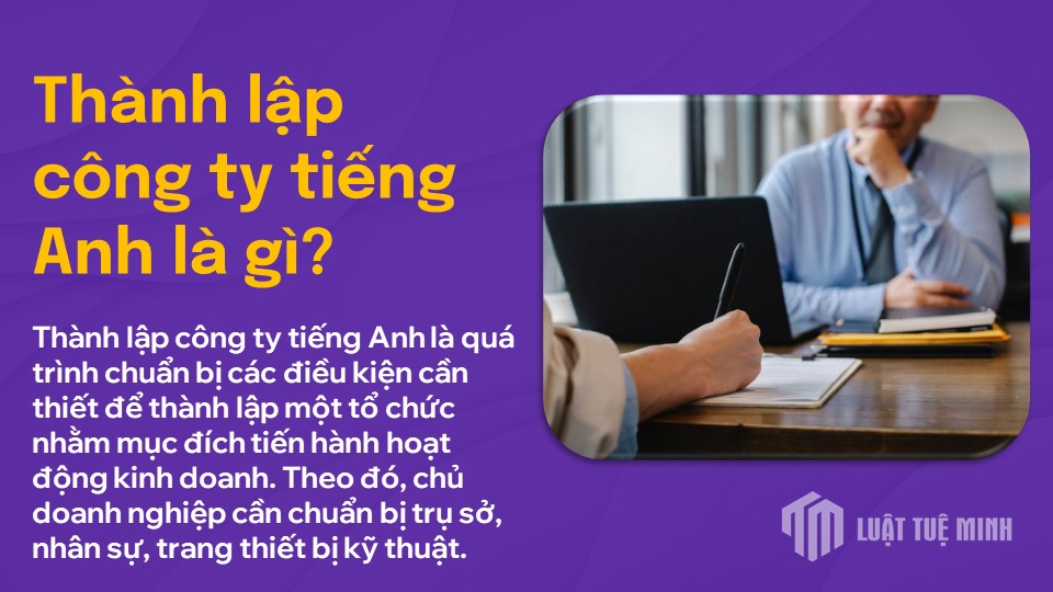 Thành lập công ty tiếng Anh là gì? 