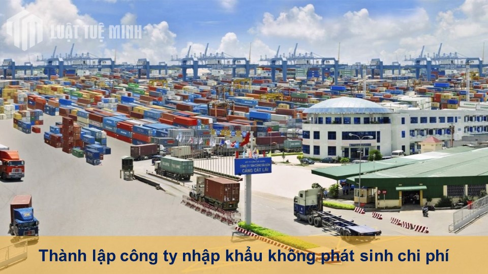 Thành lập công ty nhập khẩu không phát sinh chi phí