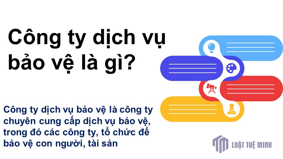 Công ty dịch vụ bảo vệ là gì? 