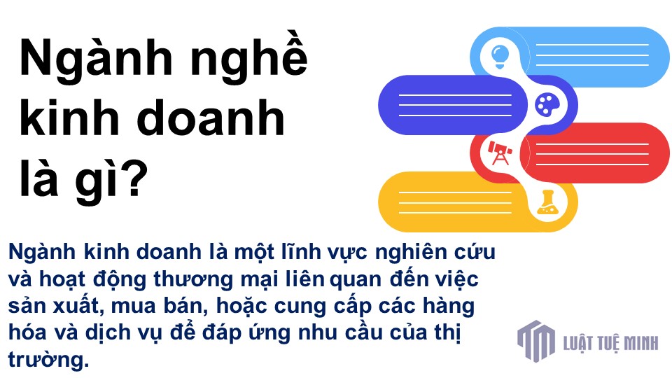 Ngành nghề kinh doanh là gì? 