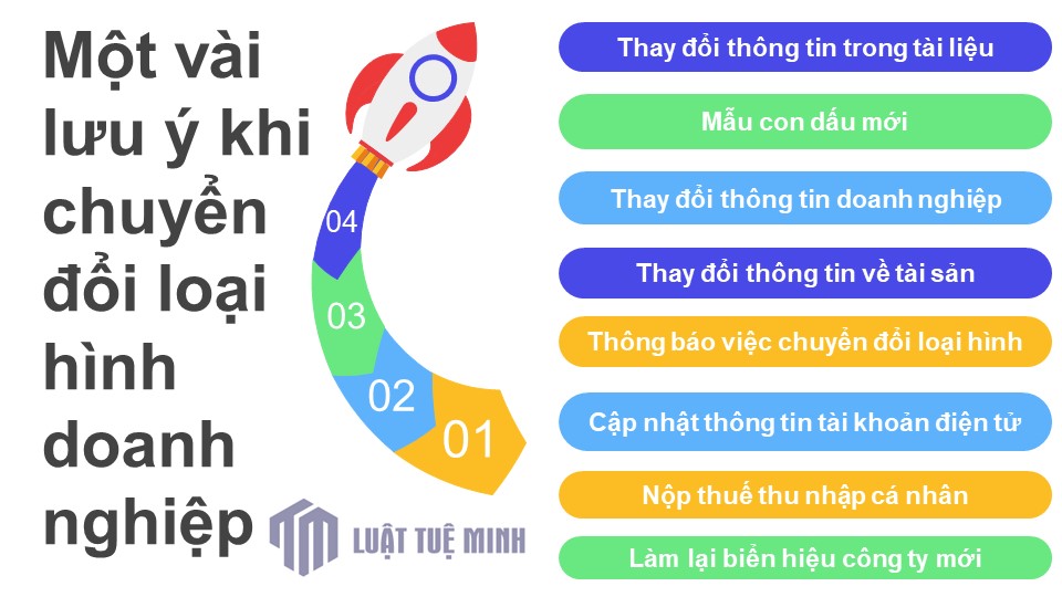 Một vài lưu ý khi chuyển đổi loại hình doanh nghiệp