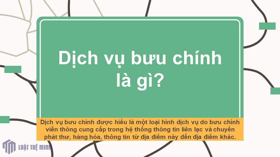 Dịch vụ bưu chính là gì?