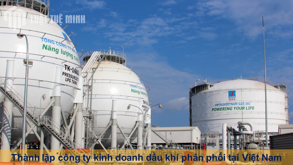 Thành lập công ty kinh doanh dầu khí phân phối tại Việt Nam