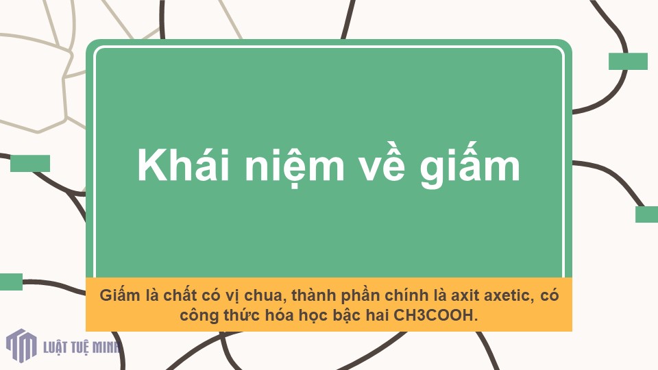 Khái niệm về giấm 