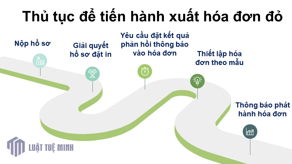 Thủ tục để tiến hành xuất hóa đơn đỏ