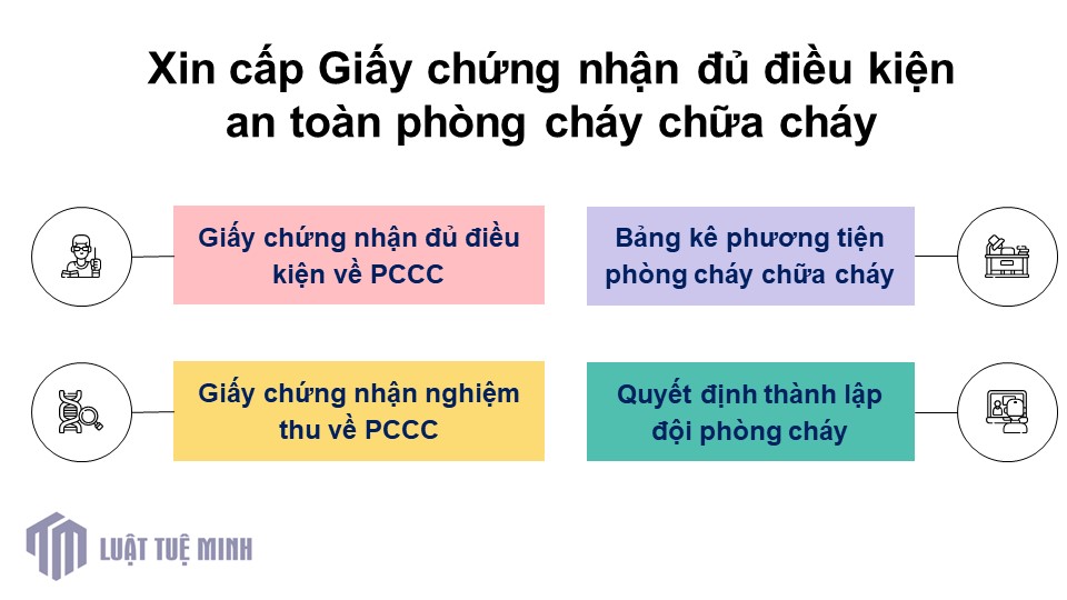 Xin cấp Giấy chứng nhận đủ điều kiện an toàn phòng cháy chữa cháy