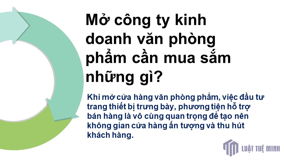 Mở công ty kinh doanh văn phòng phẩm cần mua sắm những gì?