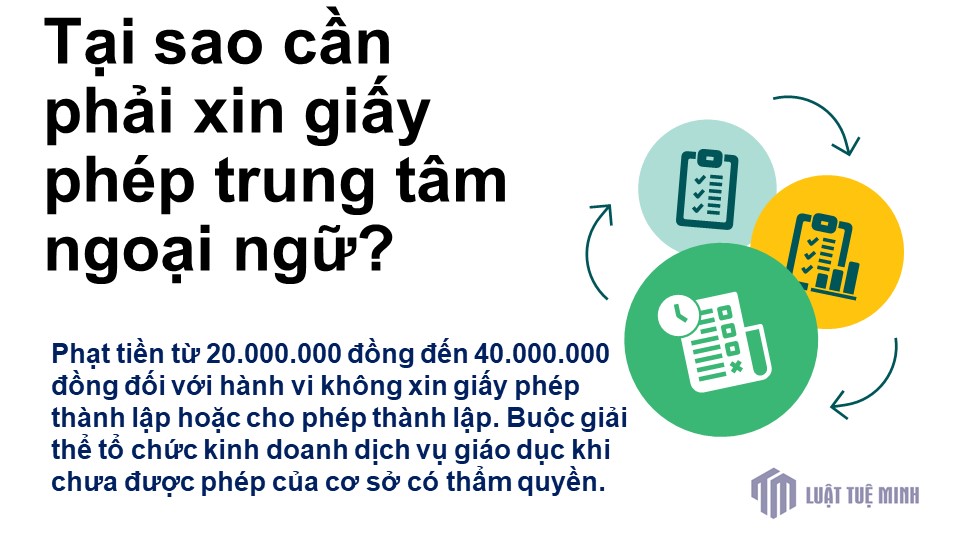 Tại sao cần phải xin giấy phép trung tâm ngoại ngữ?