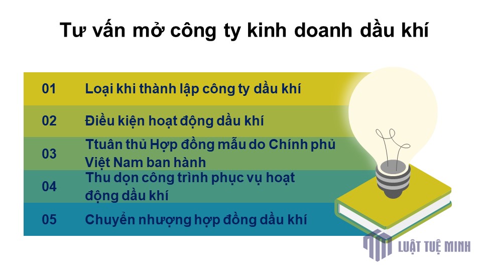 Tư vấn mở công ty kinh doanh dầu khí