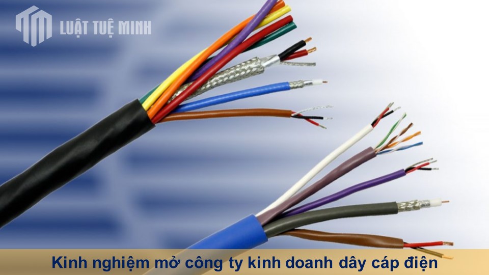 Kinh nghiệm mở công ty kinh doanh dây cáp điện