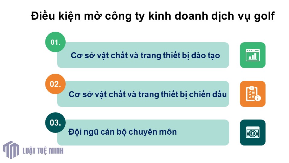 Điều kiện mở công ty kinh doanh dịch vụ golf