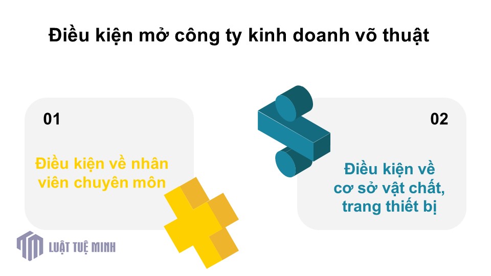 Điều kiện mở công ty kinh doanh võ thuật