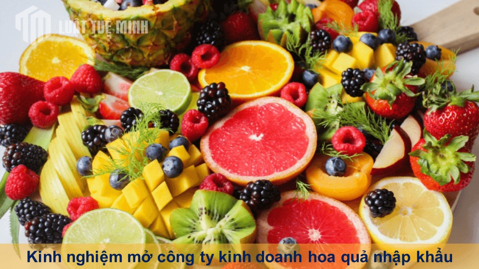 Kinh nghiệm mở công ty kinh doanh hoa quả nhập khẩu thành công