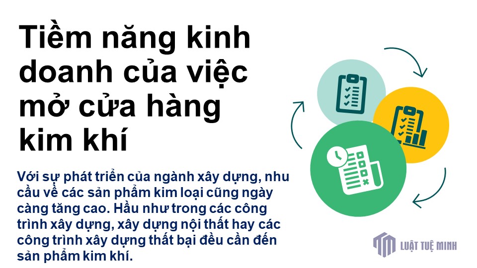 Tiềm năng kinh doanh của việc mở cửa hàng kim khí