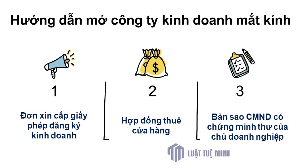 Hướng dẫn mở công ty kinh doanh mắt kính