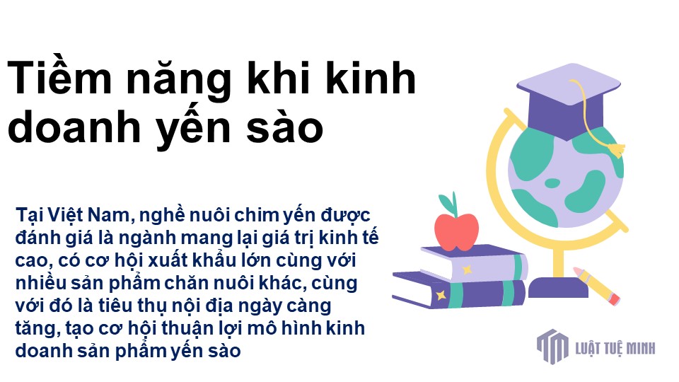 Tiềm năng khi kinh doanh yến sào