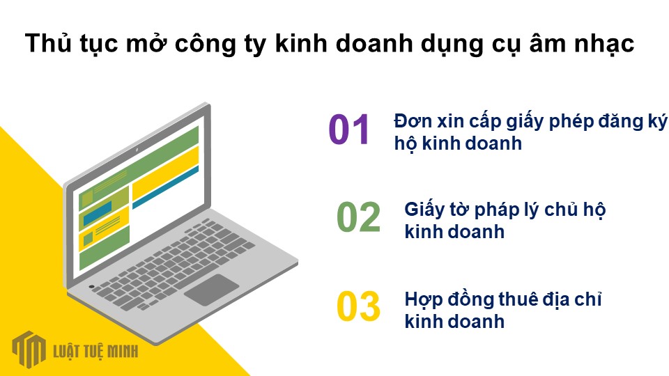 Thủ tục mở công ty kinh doanh dụng cụ âm nhạc