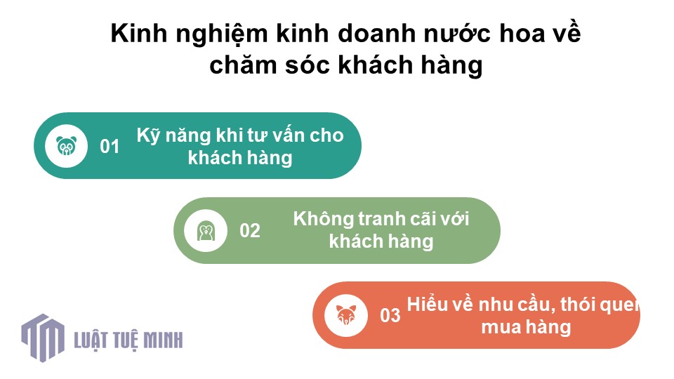 Kinh nghiệm kinh doanh nước hoa về chăm sóc khách hàng