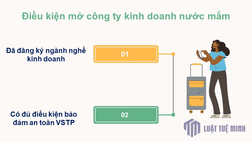 Điều kiện mở công ty kinh doanh nước mắm 