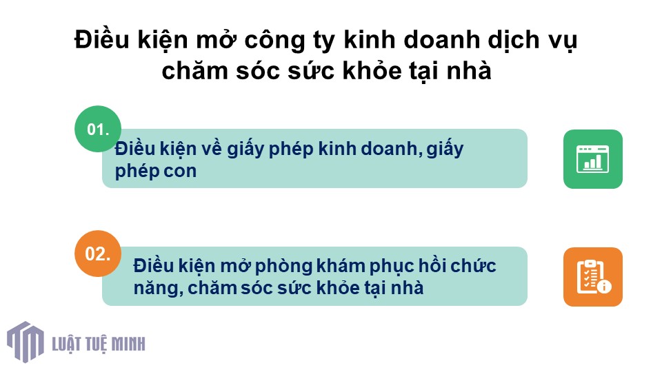 Điều kiện mở công ty kinh doanh dịch vụ chăm sóc sức khỏe tại nhà