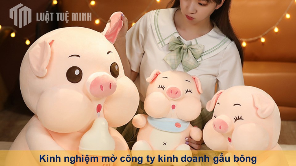 Kinh nghiệm mở công ty kinh doanh gấu bông nhất định phải biết