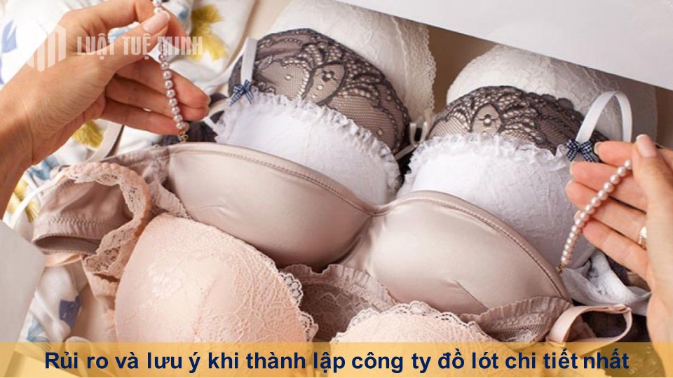 Rủi ro và lưu ý khi thành lập công ty đồ lót chi tiết nhất