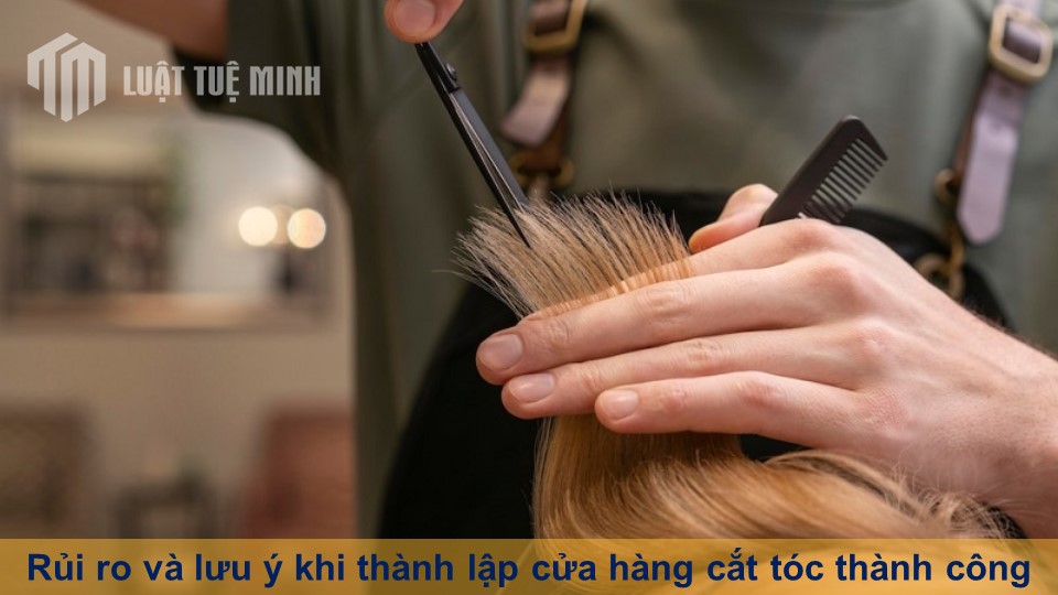 Rủi ro và lưu ý khi thành lập cửa hàng cắt tóc đảm bảo thành công