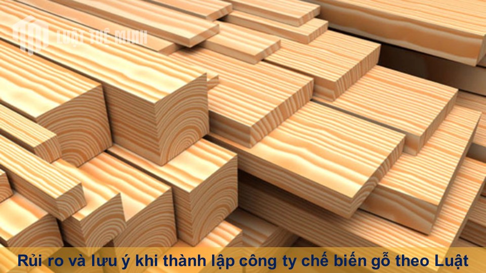 Rủi ro và lưu ý khi thành lập công ty chế biến gỗ theo Luật