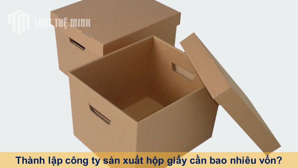 Thành lập công ty sản xuất hộp giấy cần bao nhiêu vốn tại thị trường Việt