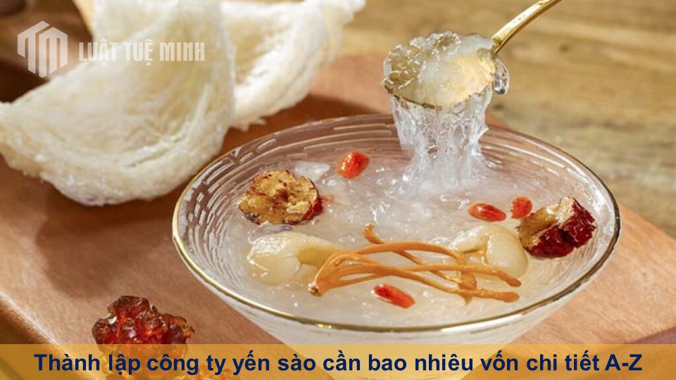 Thành lập công ty yến sào cần bao nhiêu vốn chi tiết A-Z