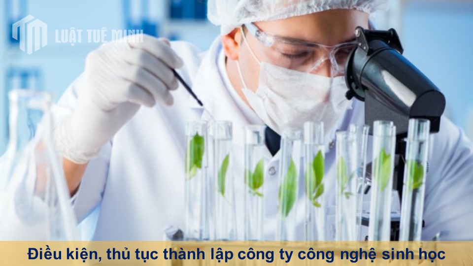 Điều kiện, thủ tục thành lập công ty công nghệ sinh học hiện nay