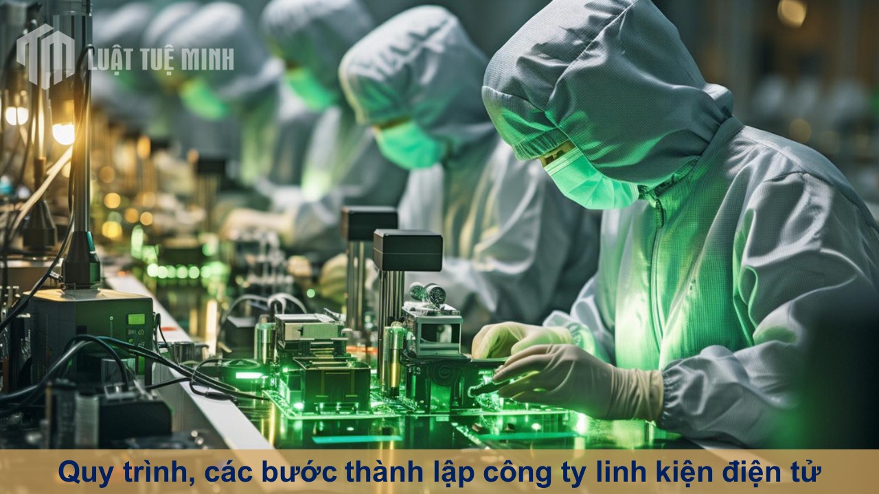 Quy trình, các bước thành lập công ty linh kiện điện tử mới nhất