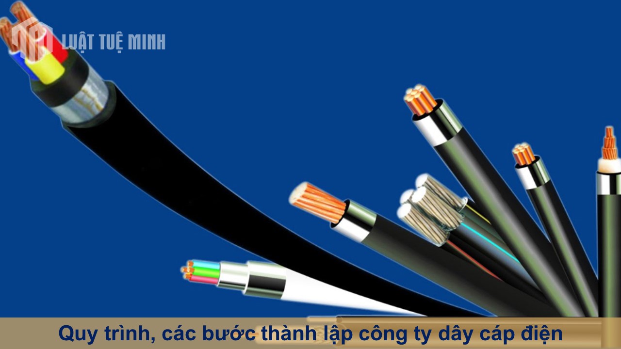 Quy trình, các bước thành lập công ty dây cáp điện theo Luật