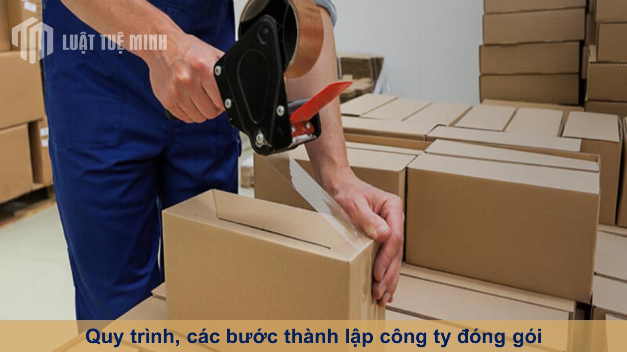 Quy trình, các bước thành lập công ty đóng gói theo quy định mới nhất